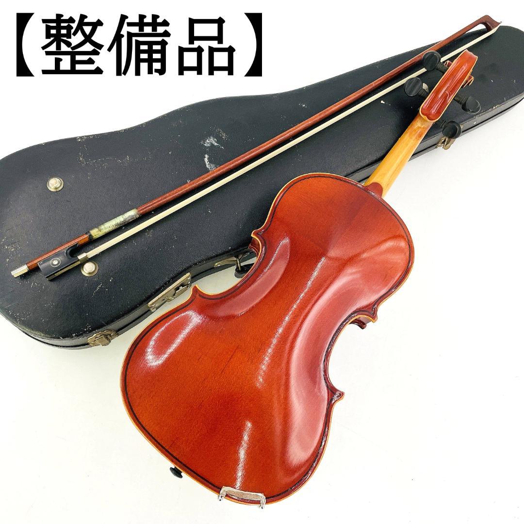 スズキバイオリン No.102 1969 1/2 弓 ハードケース付き【整備品】