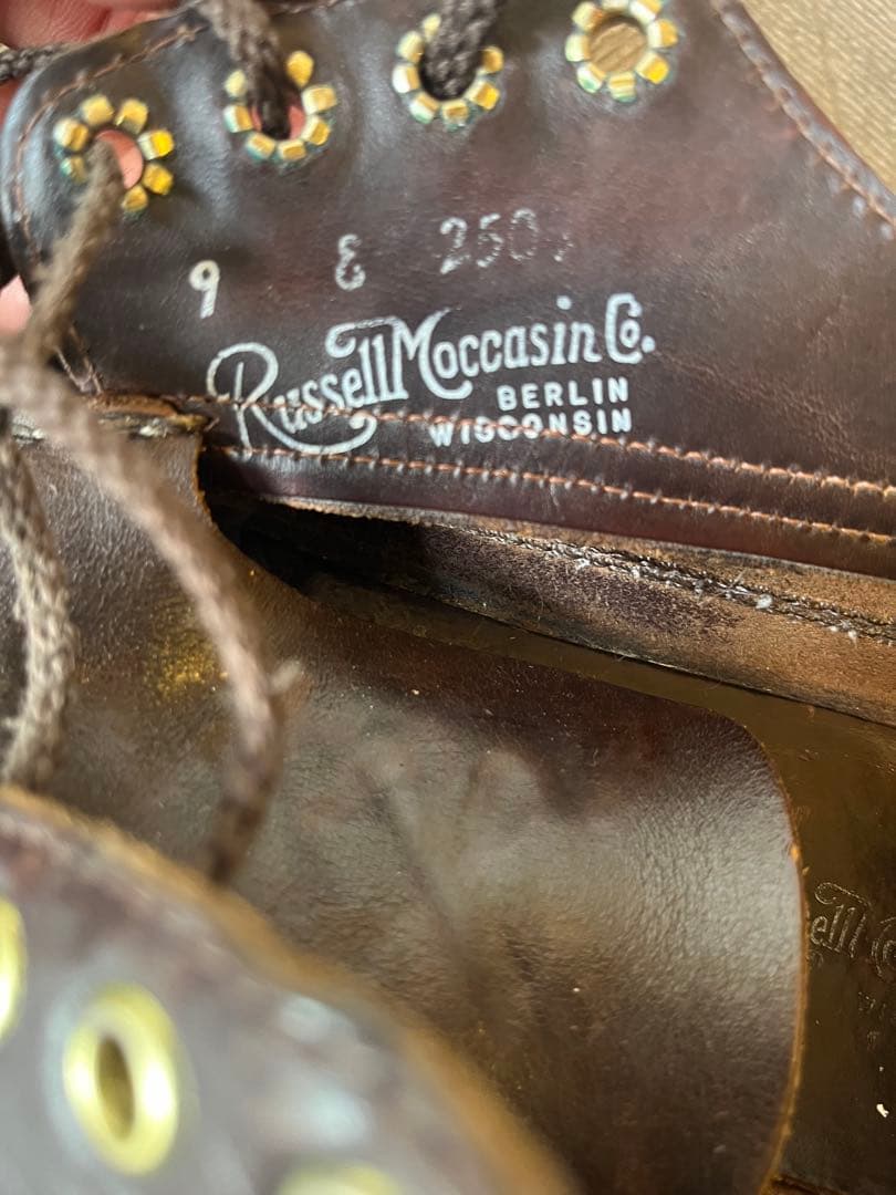 ラッセルモカシン　フィッシングオックスフォード　US9 27cm クロムエクセル