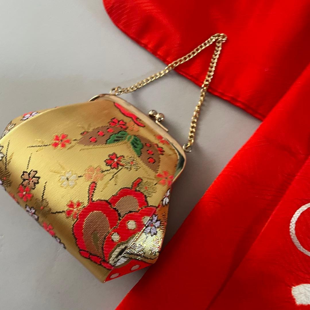 七五三　3歳　正絹お着物セット