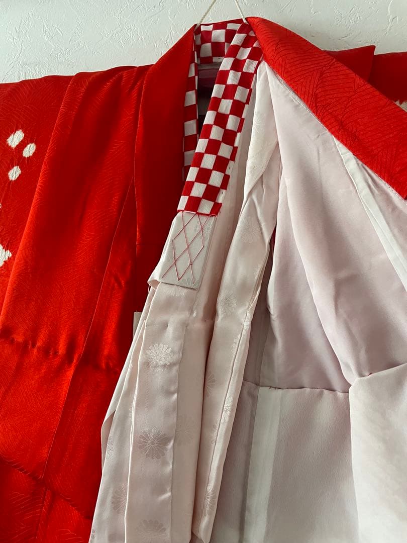 七五三　3歳　正絹お着物セット