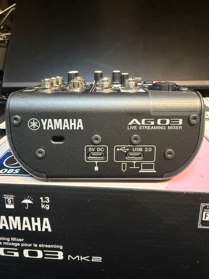 Yamaha AG03 MK2 オーディオインターフェイス