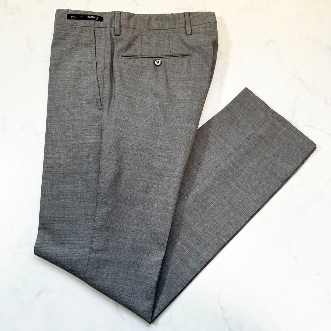PT01 ビームスエフ別注 スーパースリムフィット ストレッチ グレー 46