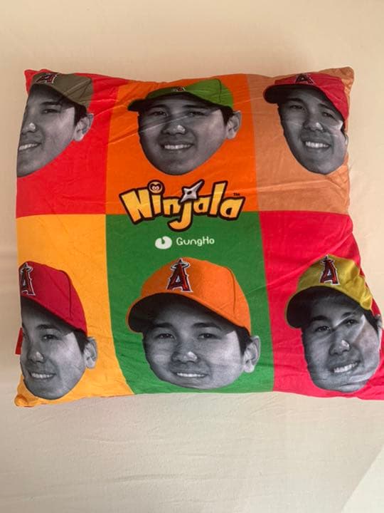 【 LA限定品 未開封】大谷翔平 クッション エンジェルス グッズ！記念品！