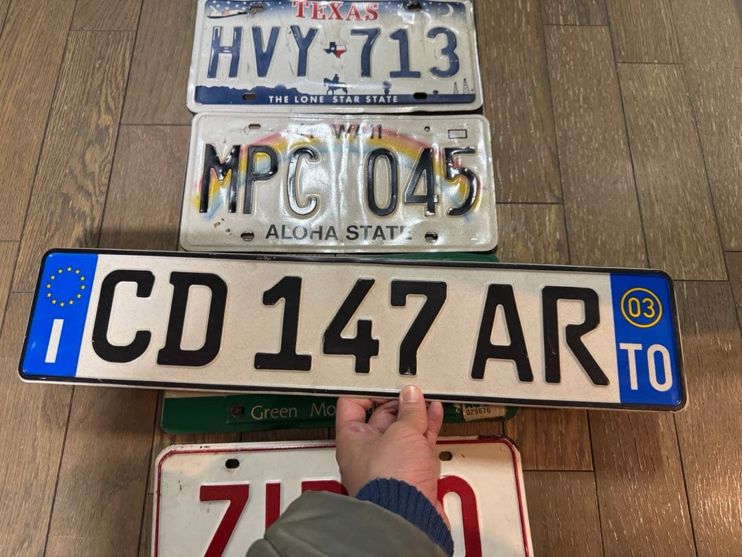 ヴィンテージ ナンバープレート