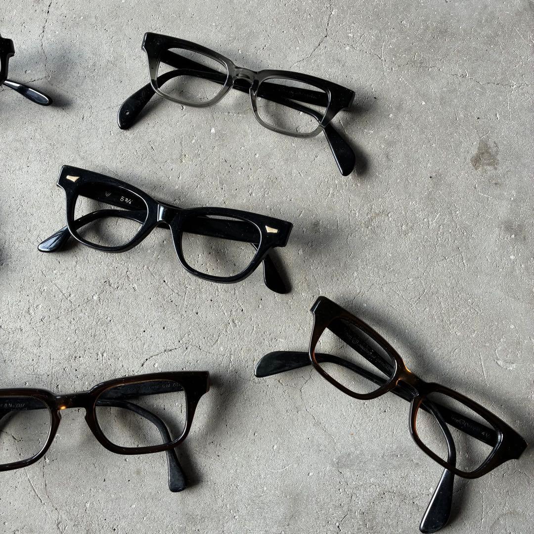 50's〜70's ヴィンテージ サングラス 眼鏡 9個セット ジャンク