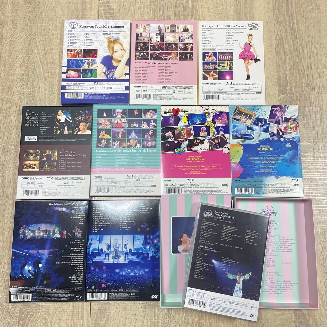 西野カナ　ライブDVDセット