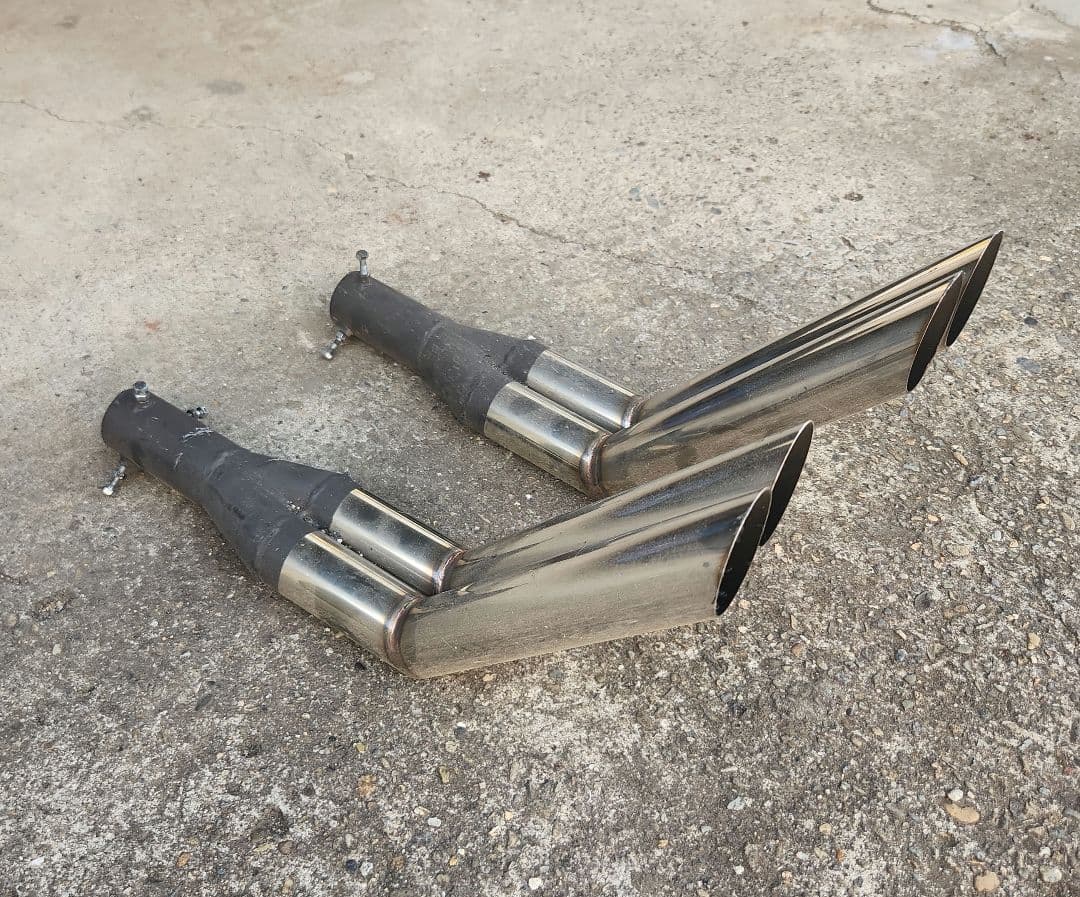 竹槍マフラーカッター 2本セット