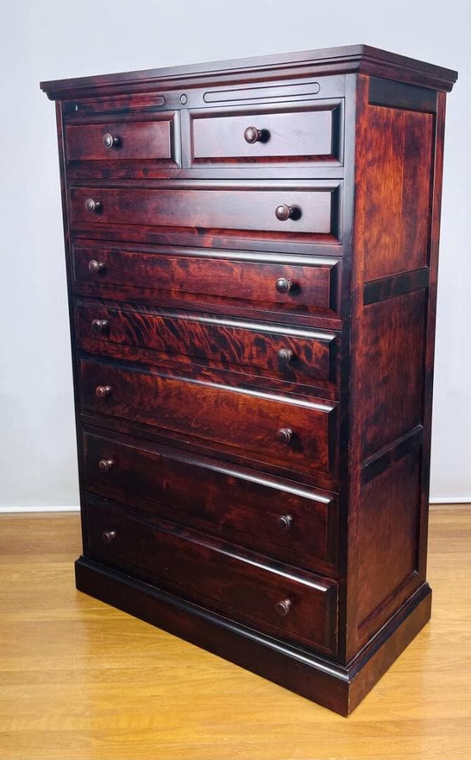 【稀少/美品】神居民芸家具 整理タンス チェスト 引き出し8杯