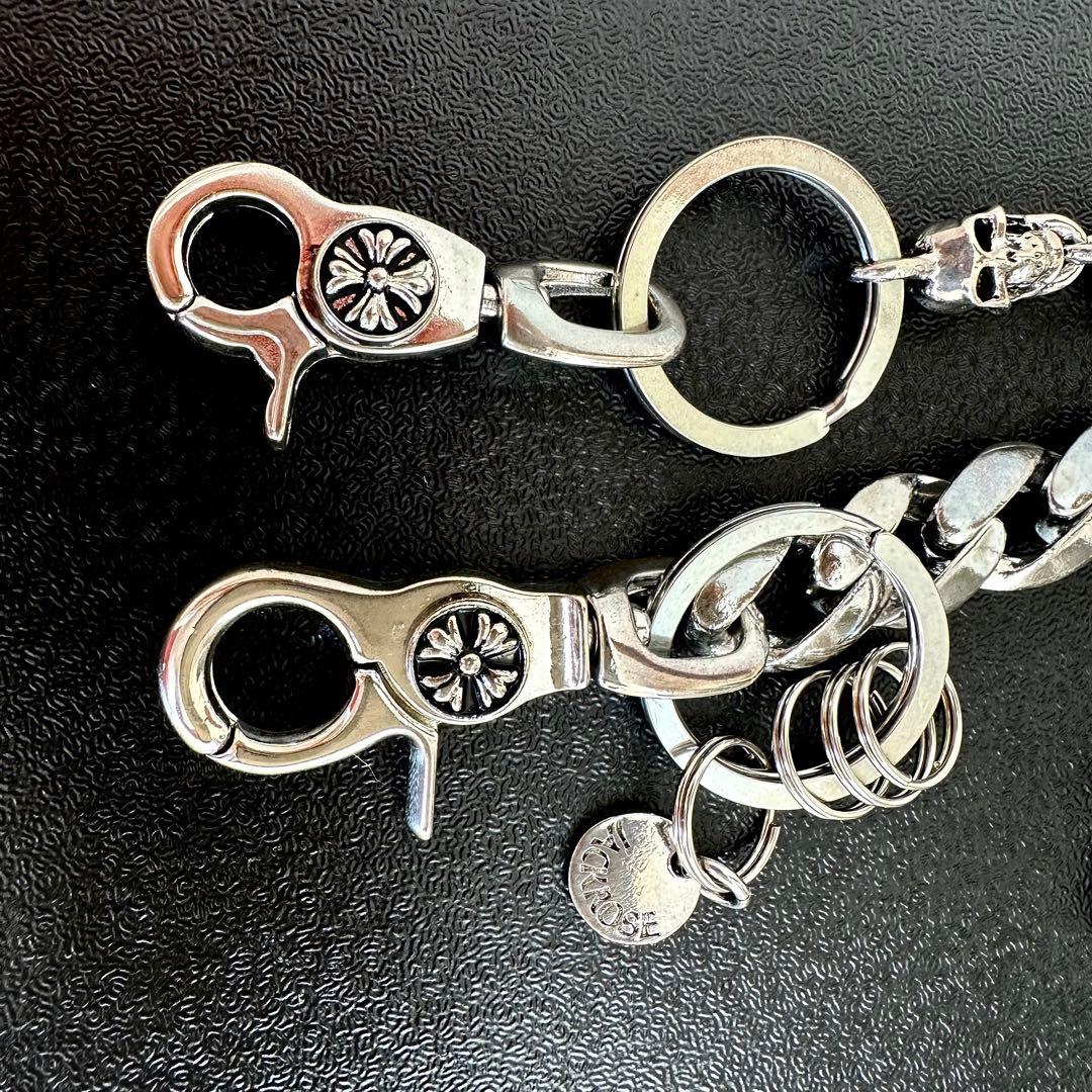 【美品】 JACKROSE ジャックローズ　ウォレット チェーン　スカル