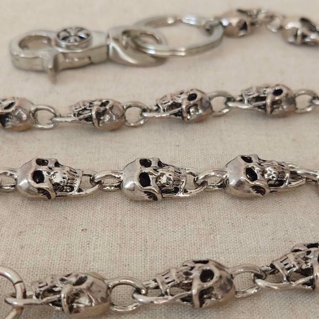 【美品】 JACKROSE ジャックローズ　ウォレット チェーン　スカル