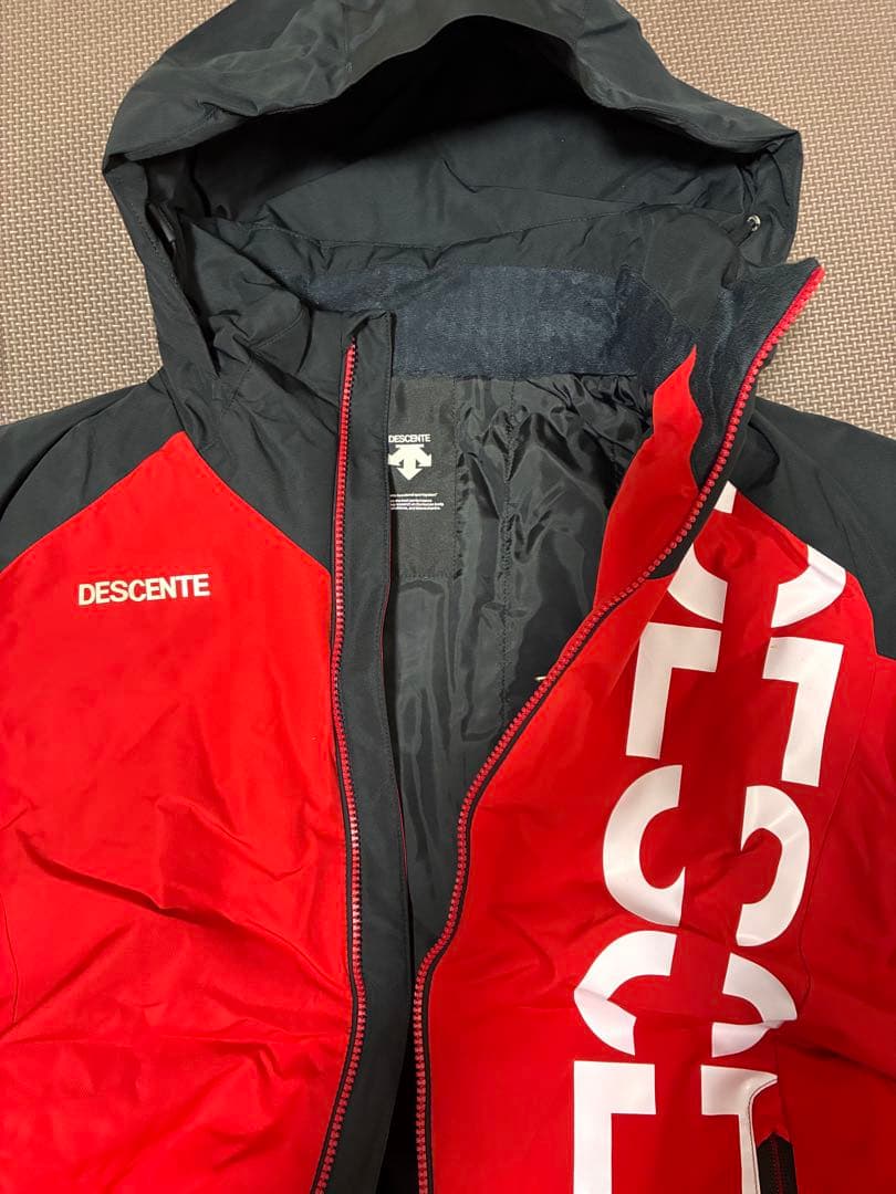 DESCENTE スキーウェア レッド/ブラック