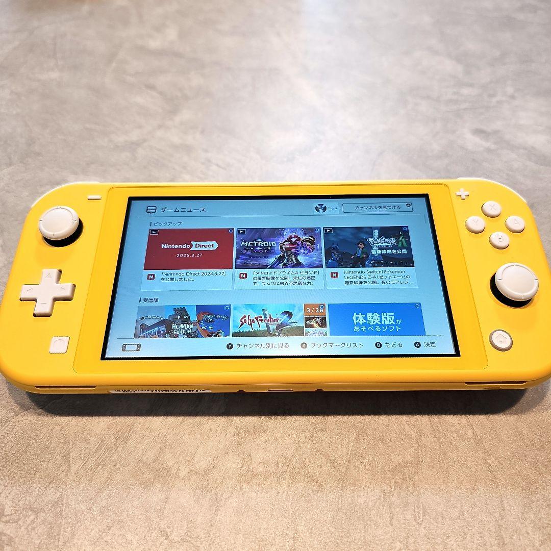 【美品】Nintendo Switch Lite イエロー 本体