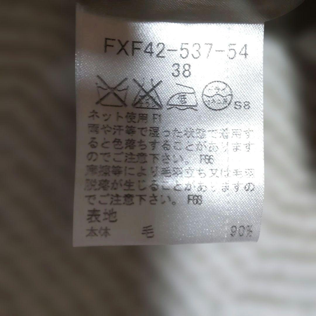 美品☆☆バーバリー ブルーレーベル☆メガチェック スカート ウール 38ブラウン