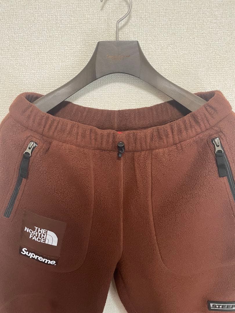 supreme✖️ノースフェイス　フリースパンツ