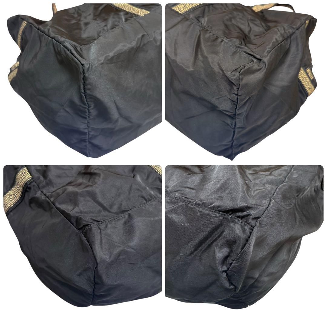 GIANNI VERSACE ヴェルサーチ ボストンバッグ メデューサ グレカ柄