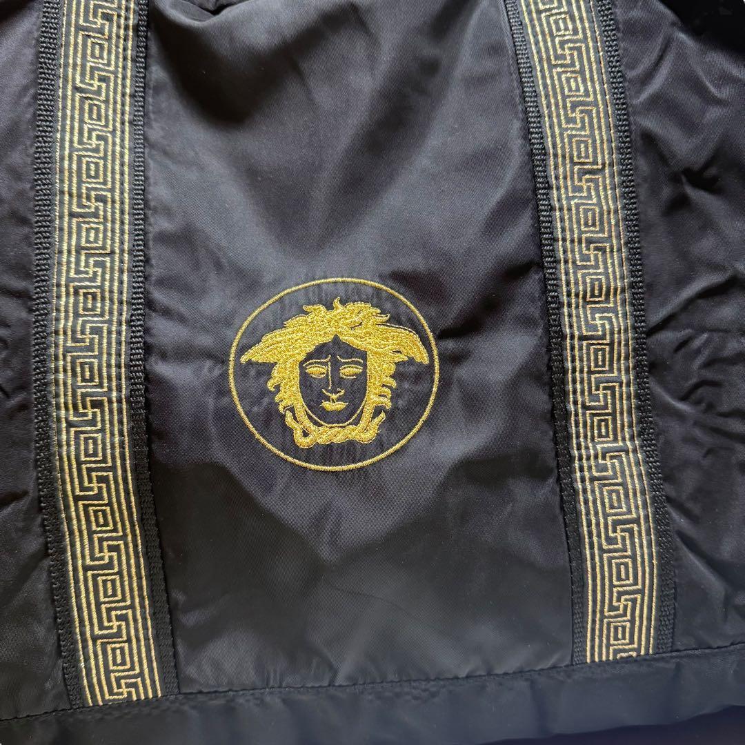GIANNI VERSACE ヴェルサーチ ボストンバッグ メデューサ グレカ柄
