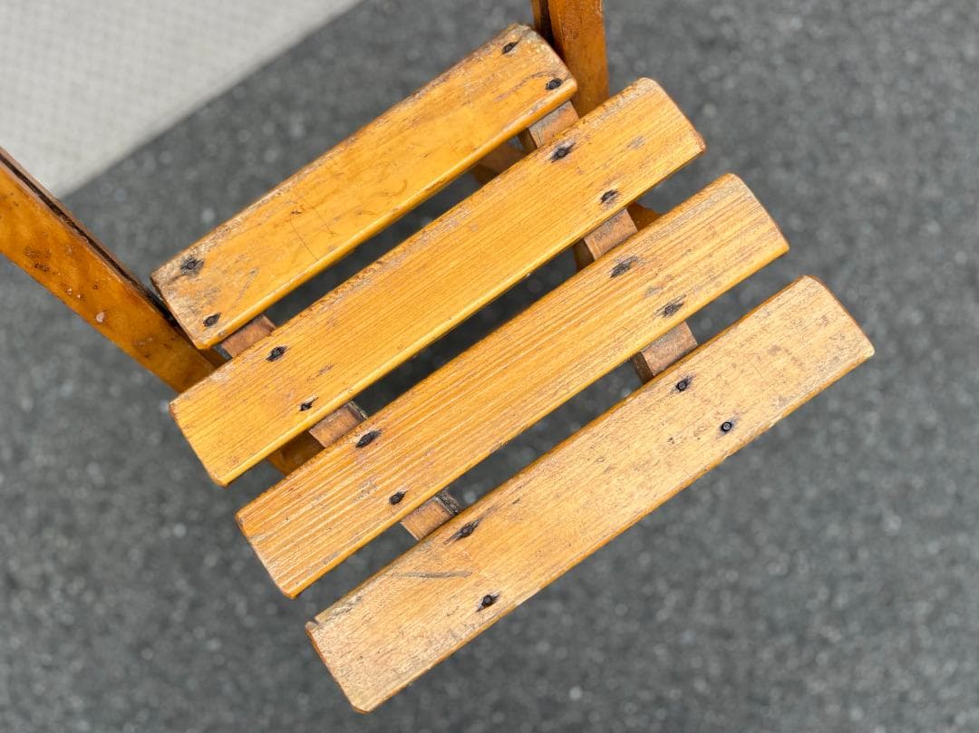 フランスヴィンテージ☆フォールディングチェア／ヴィンテージチェア／アウトドア