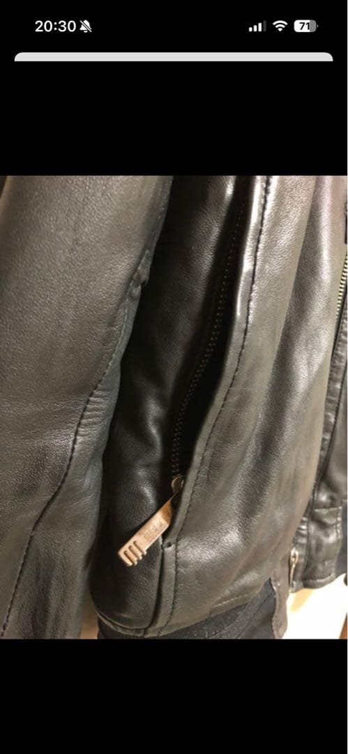 ゼロJLINE by JUNMEN ライダースジャケット 革ジャン