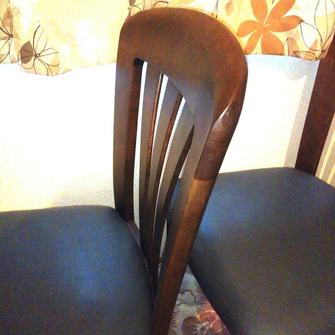 美品◎【karimoku】カリモク ダイニングチェア 2脚セット 木製モダン