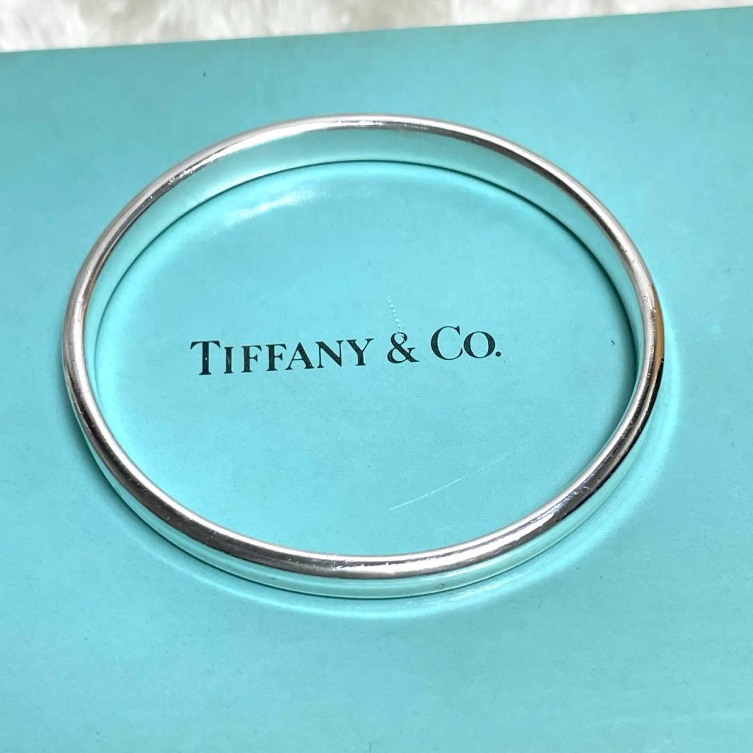 TIFFANY&Co.ティファニー　ナローバングル　箱、巾着袋セット　925