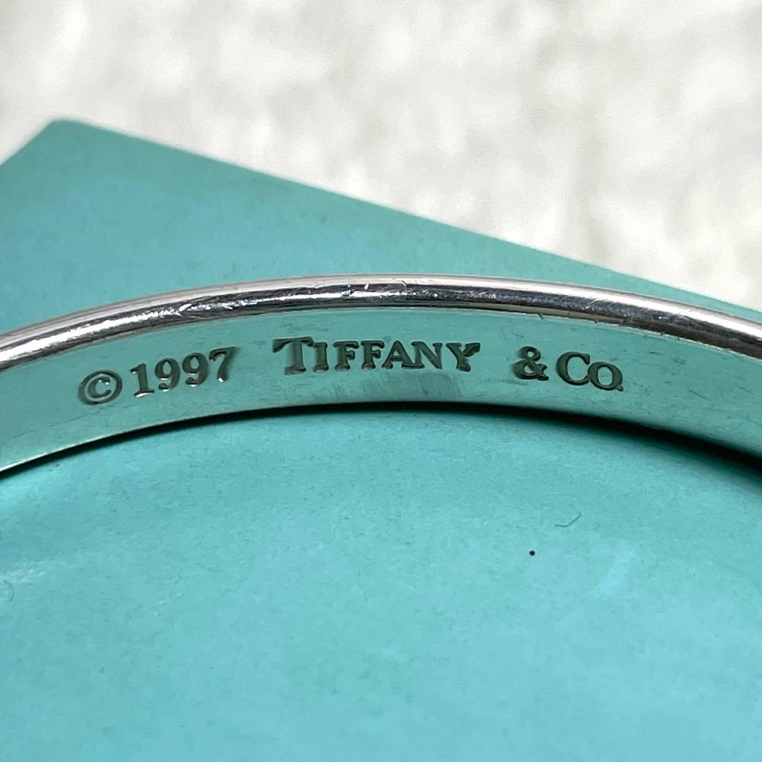 TIFFANY&Co.ティファニー　ナローバングル　箱、巾着袋セット　925