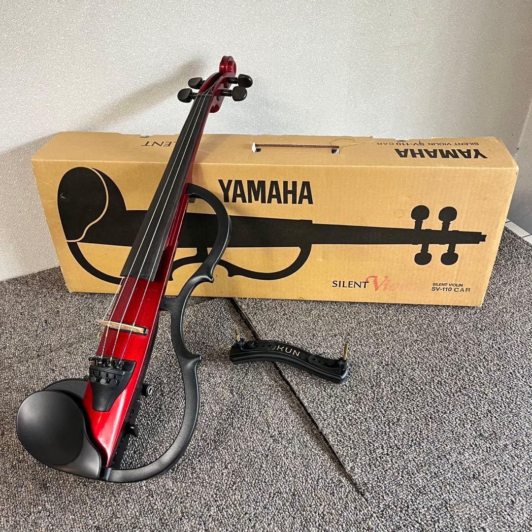 A27 極美品！YAMAHA✨サイレント バイオリン 赤 新生活応援！