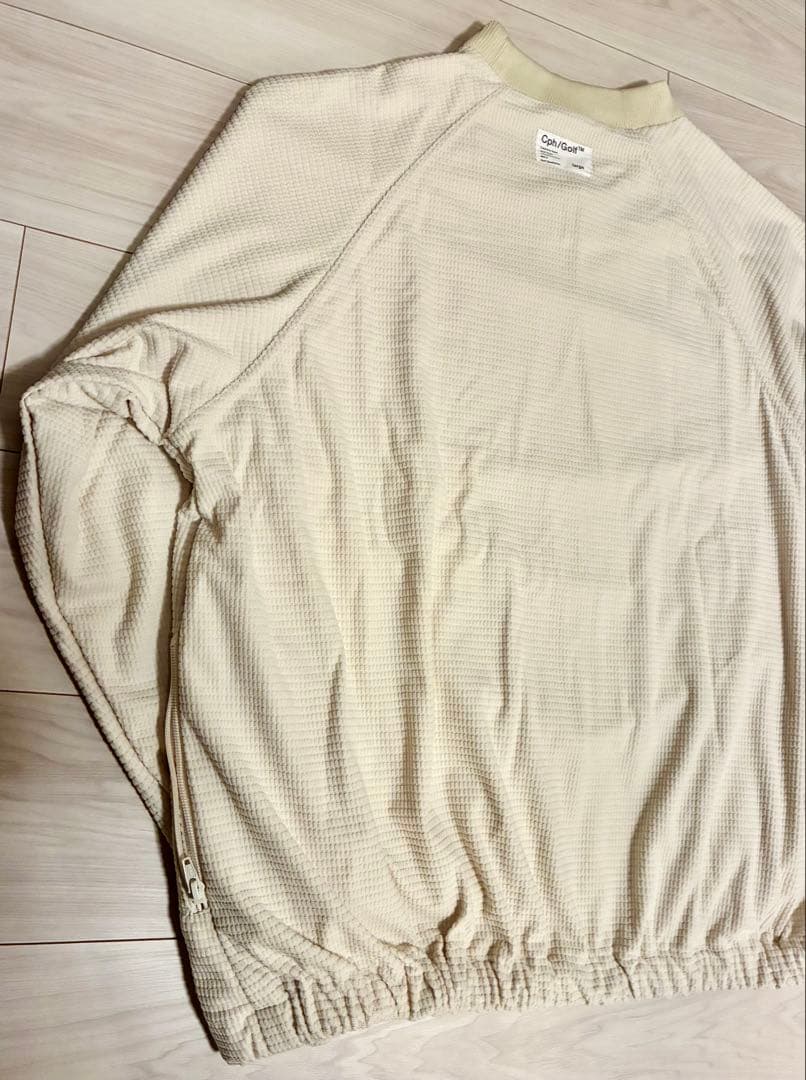 Cph/Golf CLUB WAFFLE P/O JKT 【WHITE】 L