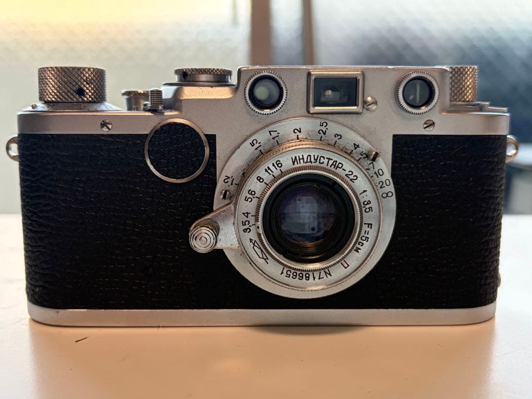 ライカ　Leica iic 本体 + Industar-22 レンズ
