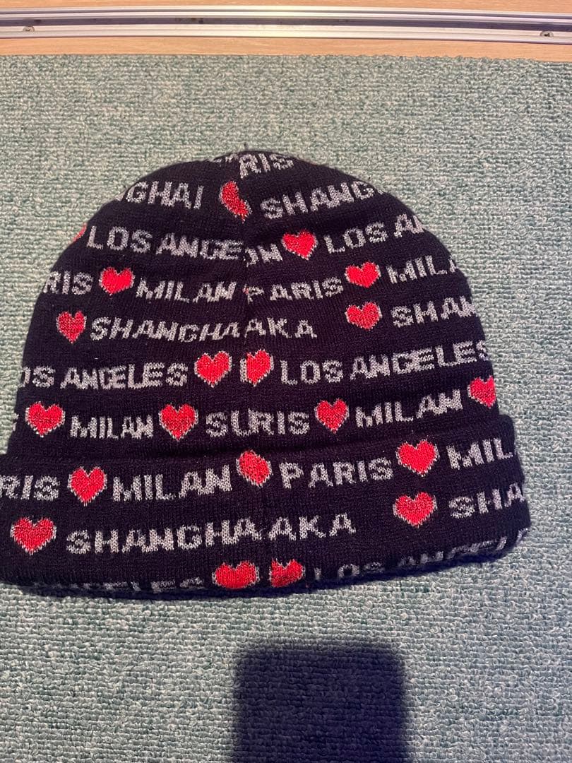 Supreme ニット帽 都市名デザイン