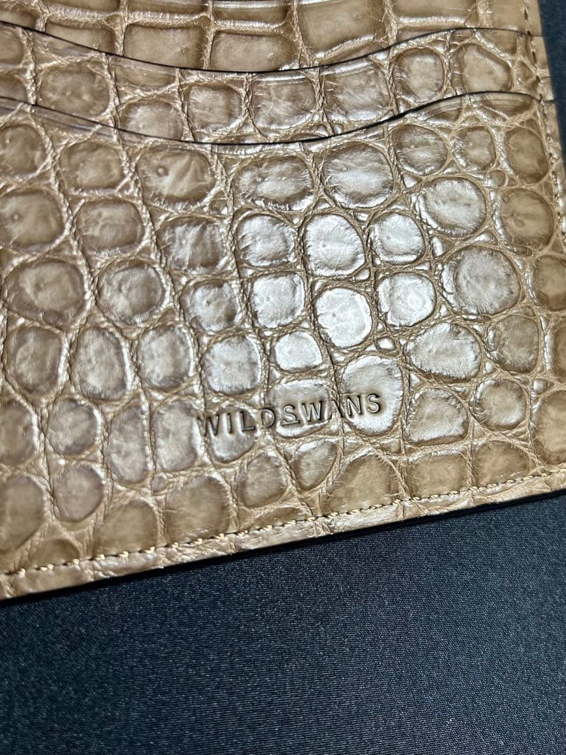 ワイルドスワンズ ミニマル ポロサス クロコ マネークリップ フラグメントケース
