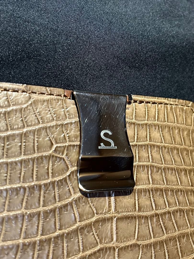 ワイルドスワンズ ミニマル ポロサス クロコ マネークリップ フラグメントケース