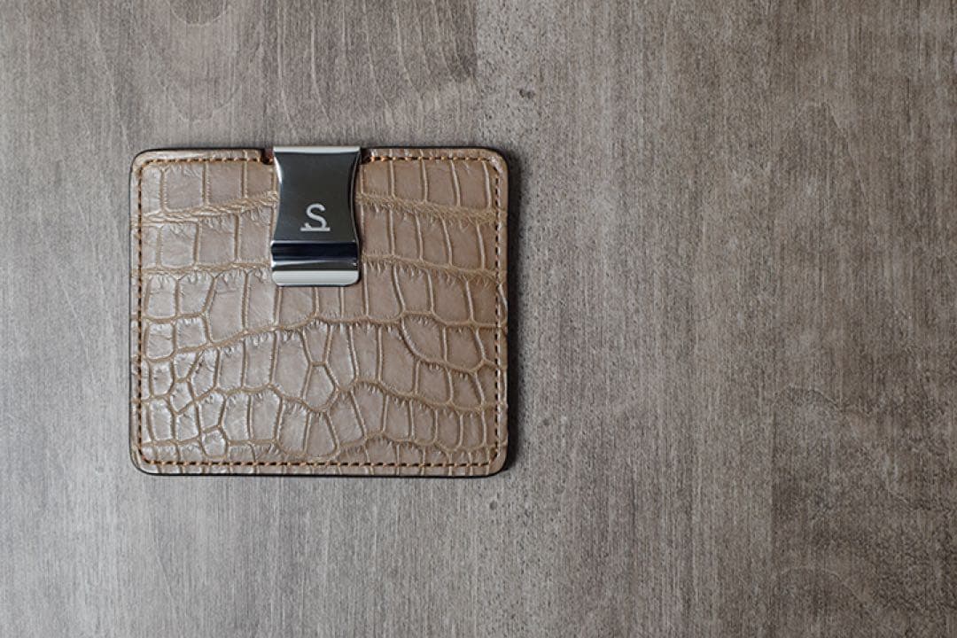 ワイルドスワンズ ミニマル ポロサス クロコ マネークリップ フラグメントケース