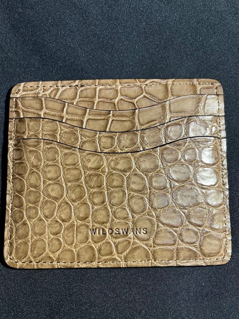 ワイルドスワンズ ミニマル ポロサス クロコ マネークリップ フラグメントケース