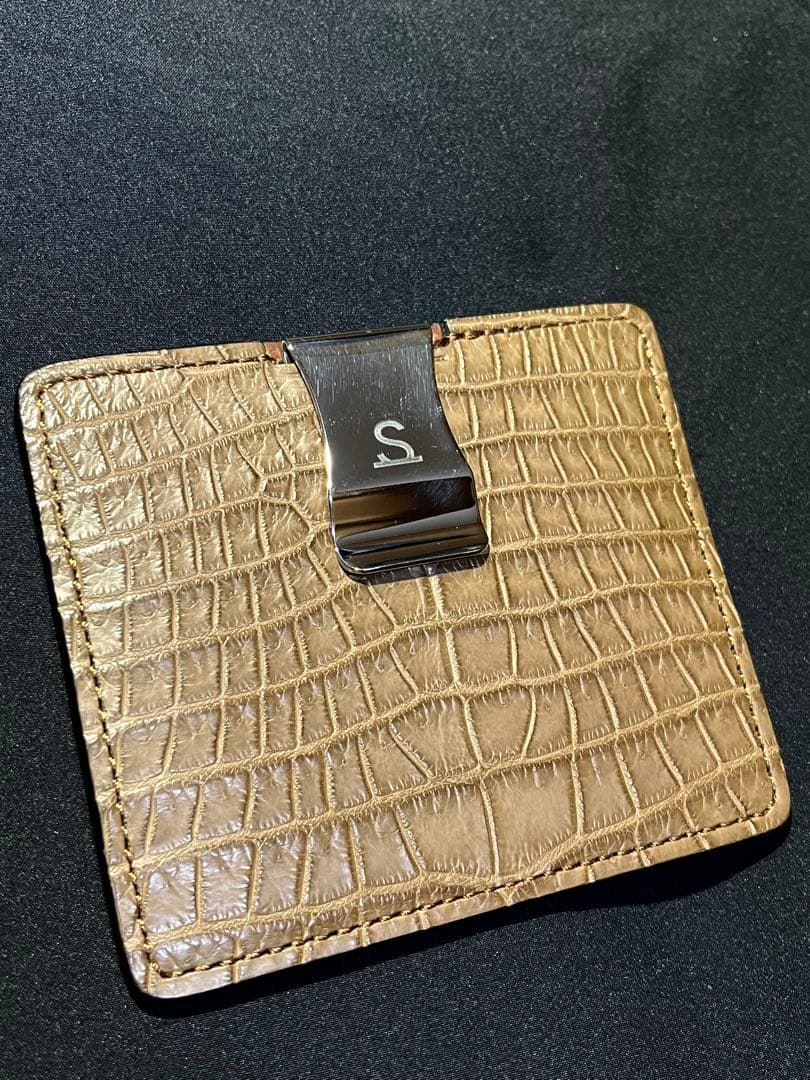 ワイルドスワンズ ミニマル ポロサス クロコ マネークリップ フラグメントケース