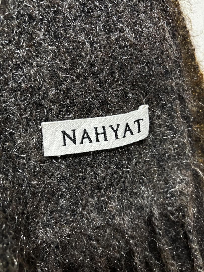 L'ECHOPPE_NAHYAT 別注 モヘア MIX ストール