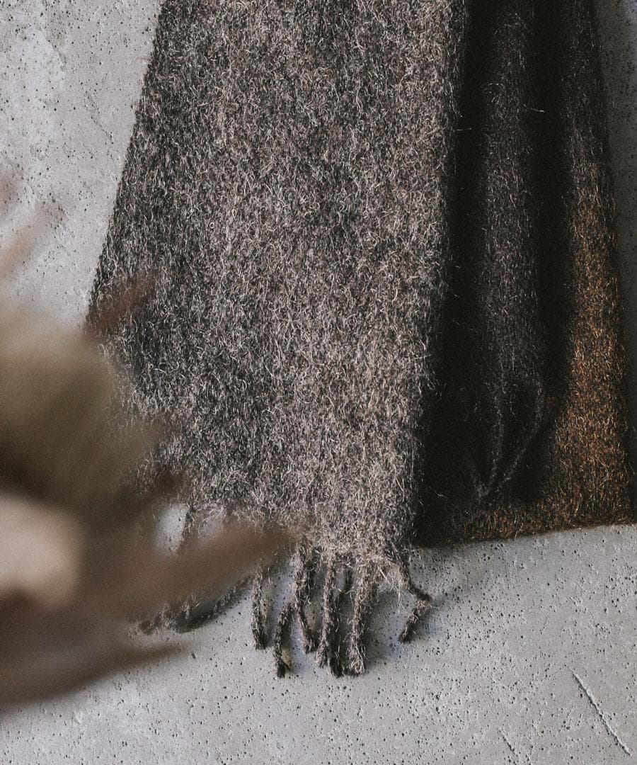 L'ECHOPPE_NAHYAT 別注 モヘア MIX ストール