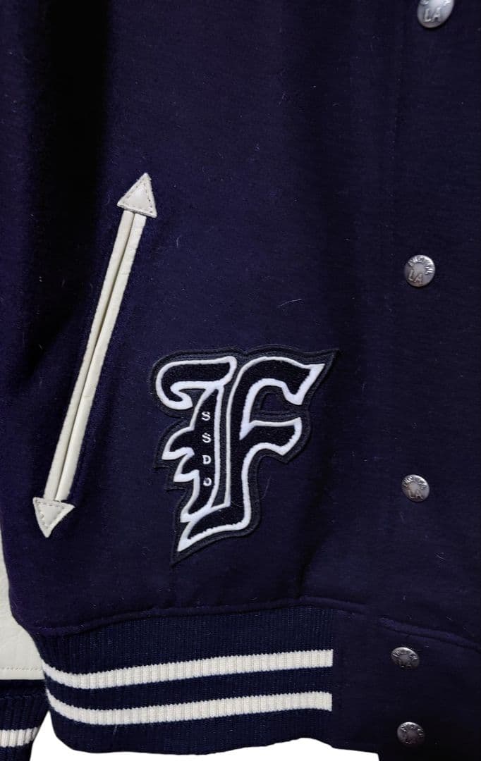 美品！ファクト SSDD 中綿入り スタジャン 袖 牛革 XXL 送料無料！