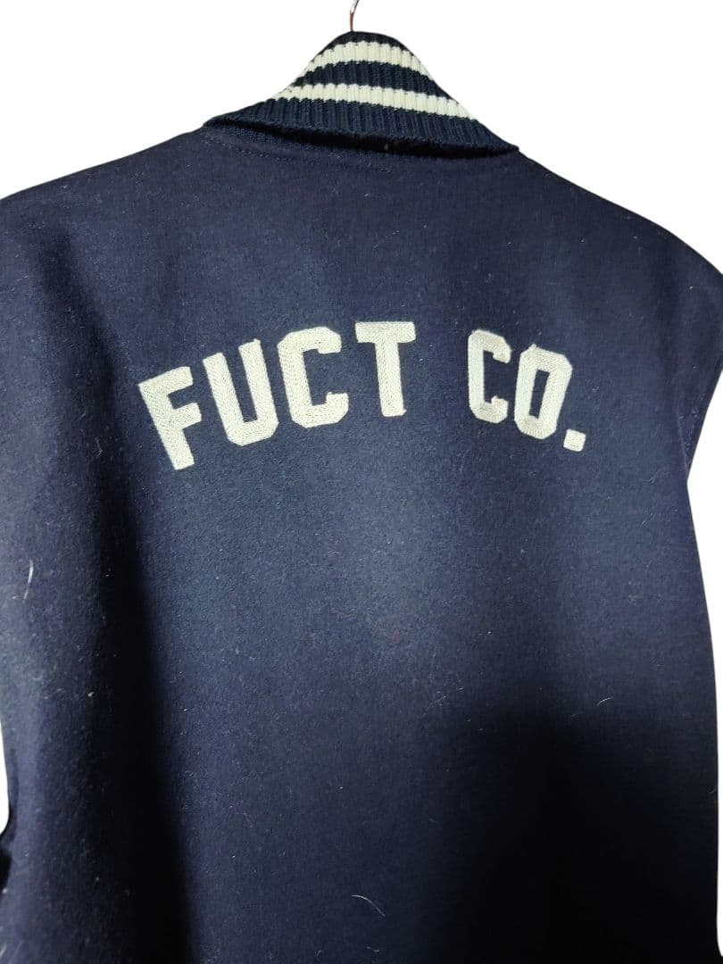 美品！ファクト SSDD 中綿入り スタジャン 袖 牛革 XXL 送料無料！