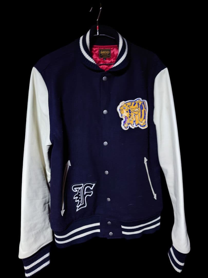 美品！ファクト SSDD 中綿入り スタジャン 袖 牛革 XXL 送料無料！