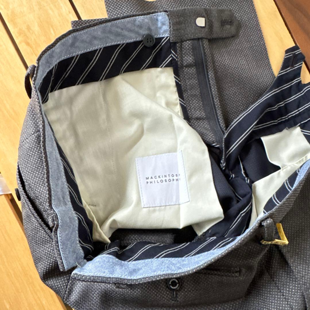 MACKINTOSH PHILOSOPHY セットアップスーツ　ダークグレー