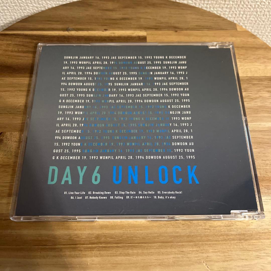DAY6ドウンUNLOCK ピクチャーレーベル盤 日本ファーストアルバム