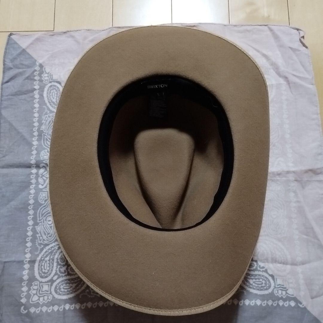 【BRIXTON】ブリクストン ウール ハット/ブラウン/L