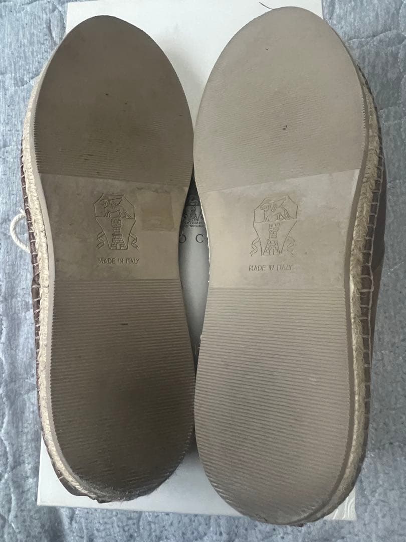 Brunello Cucinelli エスパドリーユ ブラウン