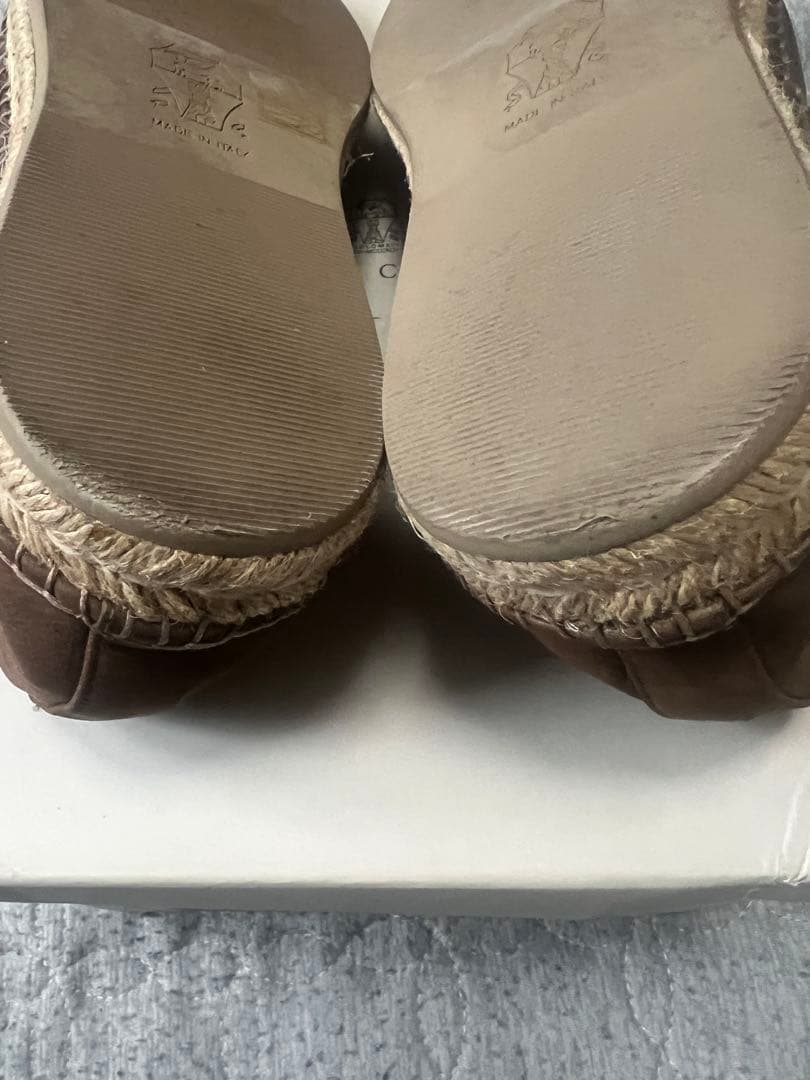 Brunello Cucinelli エスパドリーユ ブラウン