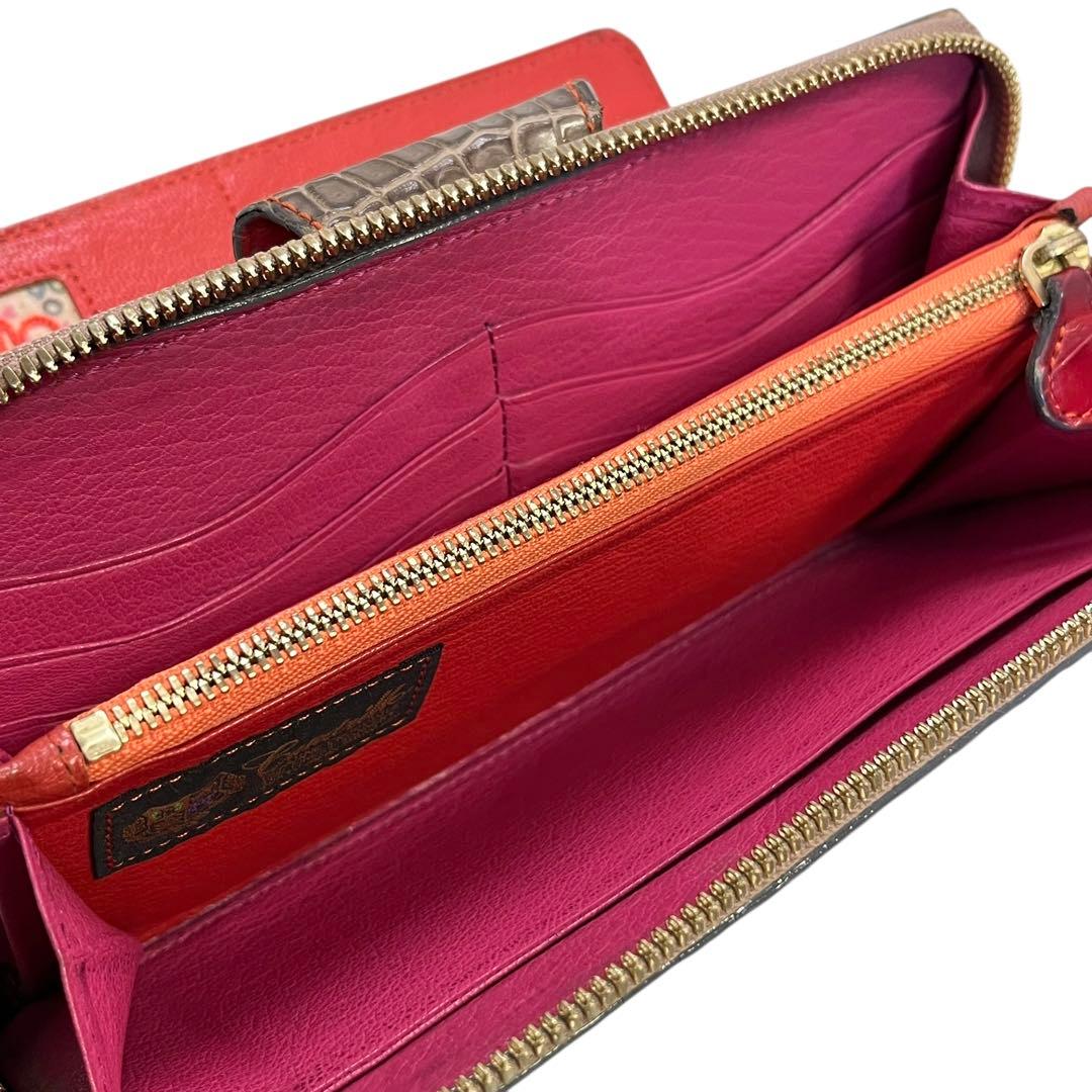 COVINILE チビナイル　クロコダイル　大容量　長財布　高級