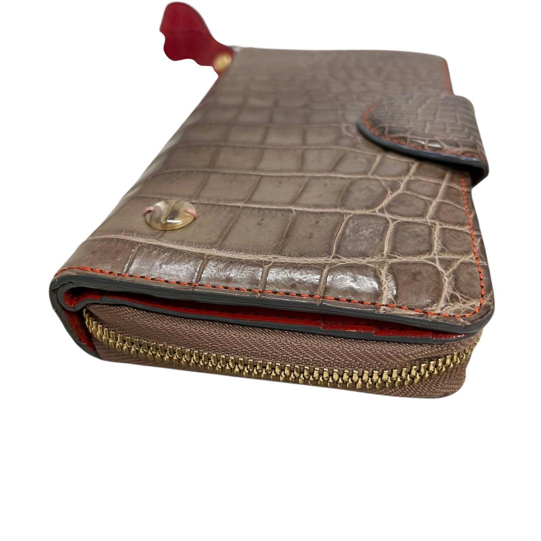 COVINILE チビナイル　クロコダイル　大容量　長財布　高級