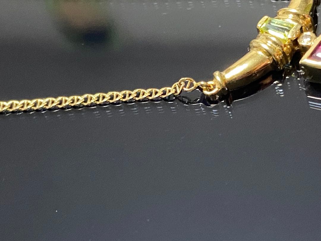 イタリー製ネックレス750アンティーク