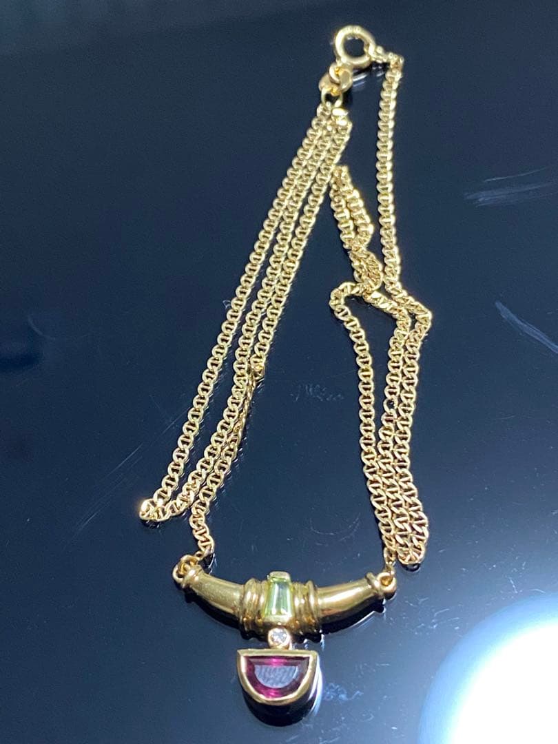 イタリー製ネックレス750アンティーク