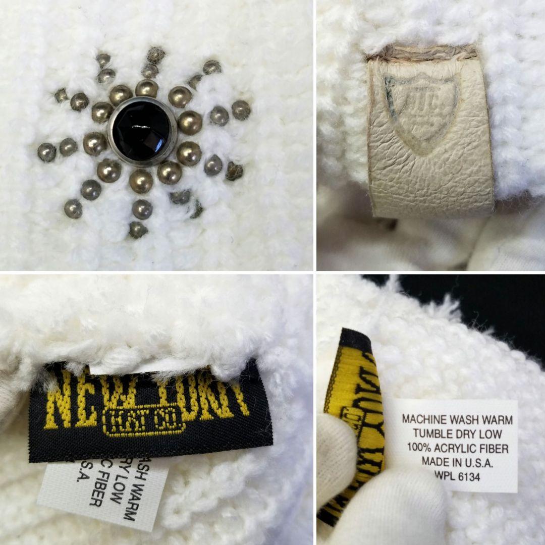 激レア品 HTC エイチティーシー ビーニー ニット帽 ホワイト 白