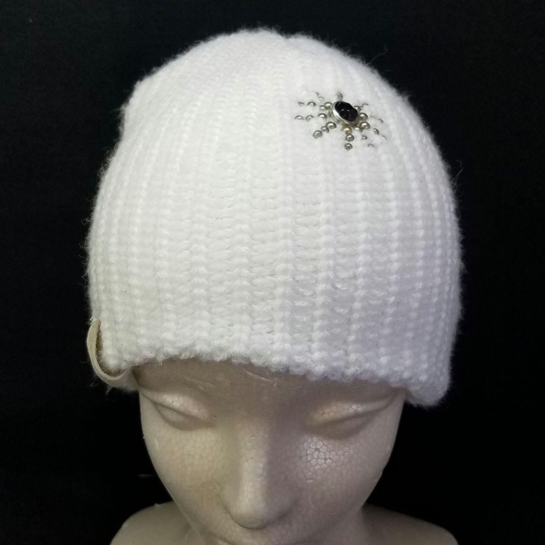 激レア品 HTC エイチティーシー ビーニー ニット帽 ホワイト 白